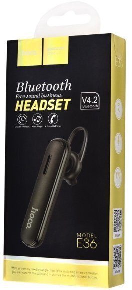 Peakomplekt HOCO Premium E36 Bluetooth 4.2, Must hind ja info | Käed-vabad seadmed | kaup24.ee