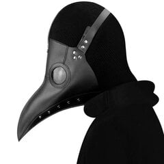 PU Steampunk Bird Plague Doctor Mask Pika nina noka mask Retro Cosplay maskid Peokarnevali kostüümide rekvisiidid Aksessuaarid цена и информация | Карнавальные костюмы | kaup24.ee