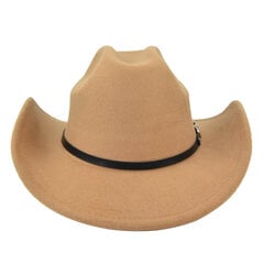 Talvine sügise vintage lääne kauboi müts meestele, 8 cm laia äärega härrasmeeste džäss Cowgirl mütsid Sombrero hombre mütsid hind ja info | Meeste sallid, mütsid ja kindad | kaup24.ee