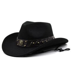 Disainer Bränd Western Cowboy Müts Villane Jazz Silmakübar meeste ja naiste sügis- ja talvevilt Suur Enice Cap Gorras Para Hombres hind ja info | Meeste sallid, mütsid ja kindad | kaup24.ee