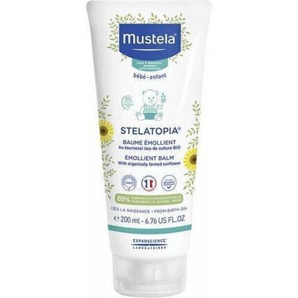 Niisutav palsam lastele Mustela Stelatopia Emollient 200 ml цена и информация | Laste ja ema kosmeetika | kaup24.ee