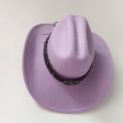 9 cm laia äärega lääne kauboi müts meestele vanaaegne võluv Cowgirl jazzmüts Cloche kirikumütsid Sombrero Hombre цена и информация | Мужские шарфы, шапки, перчатки | kaup24.ee