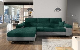 Мягкий угловой диван Armando, темно-зеленый/серый цена и информация | Угловые диваны | kaup24.ee