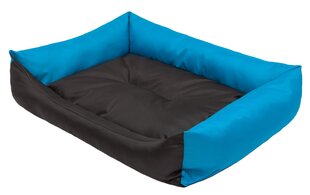 Hobbydog лежак Eco XXL, 105x75 см, синего/черного цвета цена и информация | Лежаки, домики | kaup24.ee