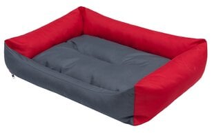 Hobbydog лежак Eco L, 62x43 см, красного/серого цвета цена и информация | Лежаки, домики | kaup24.ee