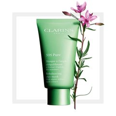 Puhastav näomask-savi Clarins SOS Pure Rebalancing 15 ml hind ja info | Näomaskid, silmamaskid | kaup24.ee