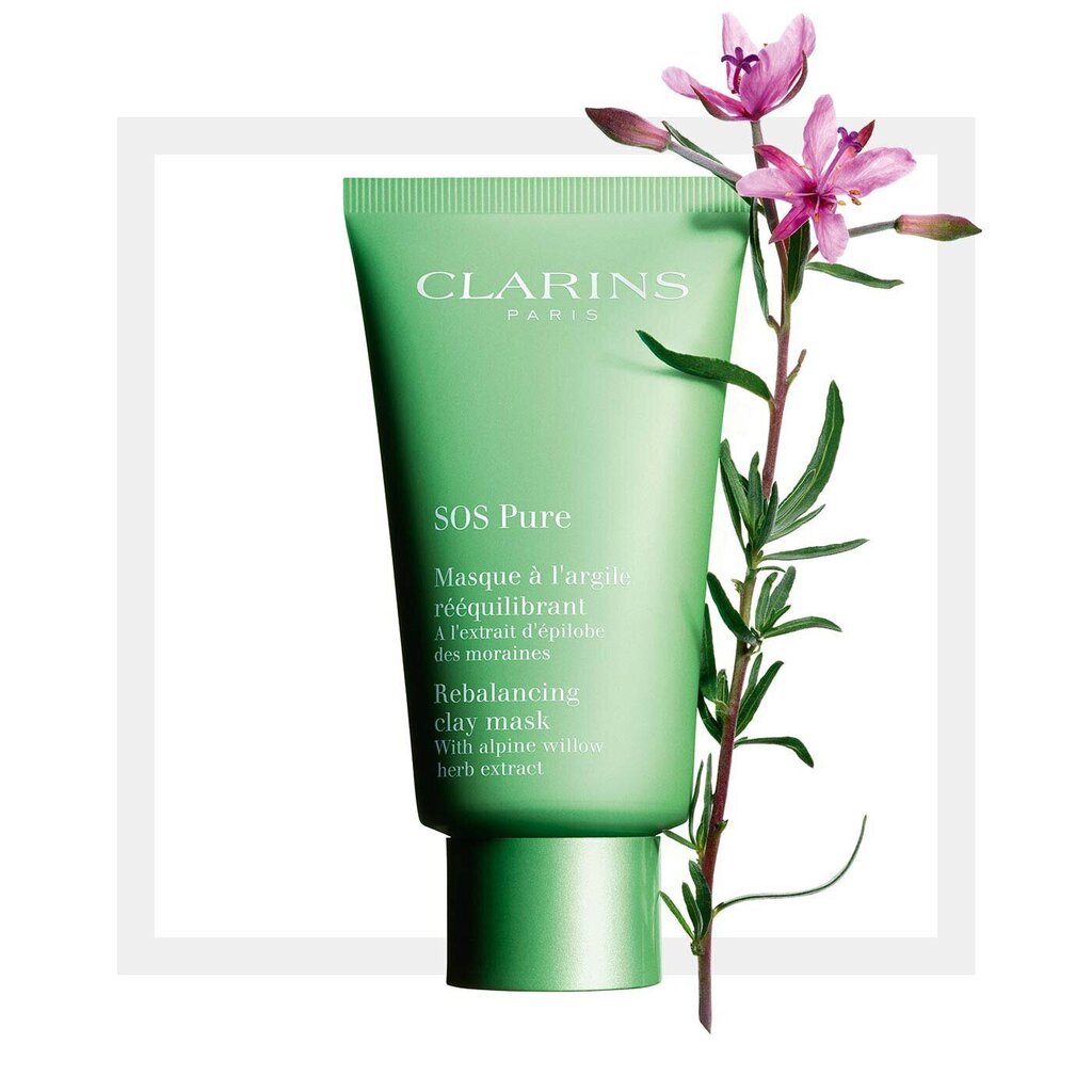 Puhastav näomask-savi Clarins SOS Pure Rebalancing 15 ml hind ja info | Näomaskid, silmamaskid | kaup24.ee