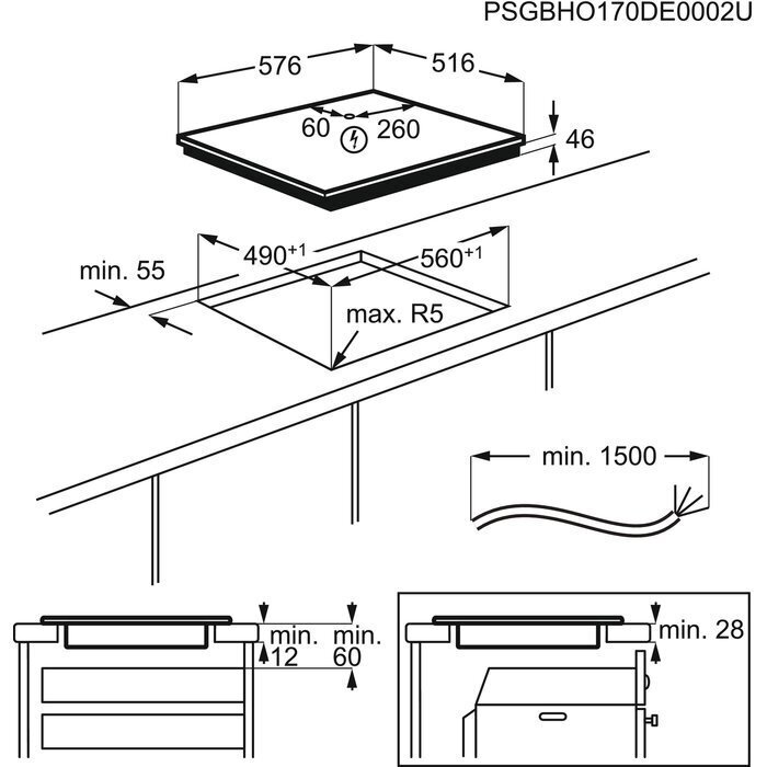 AEG IAE64413XB цена и информация | Pliidiplaadid | kaup24.ee