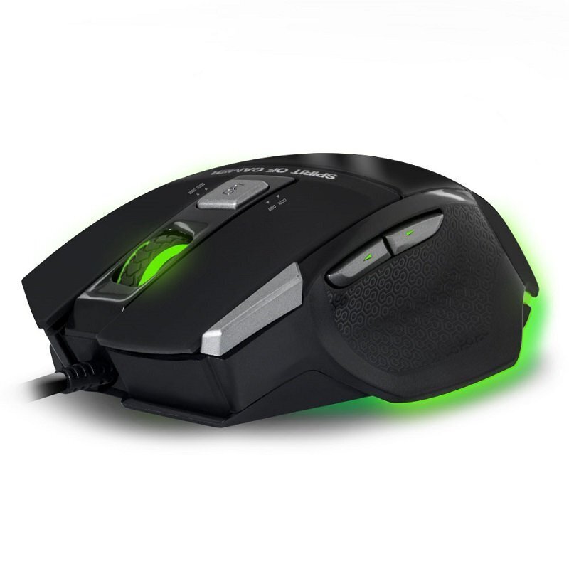 Spirit Of Gamer Pro Series Gaming Optical Mouse PRO-M8 Light Edition, Must hind ja info | Hiired | kaup24.ee