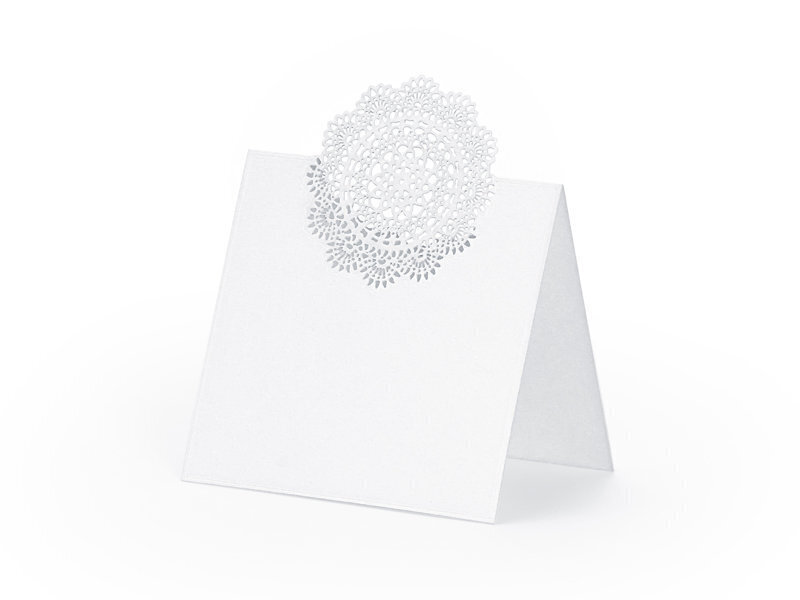 Nimekaart Rosette 6.3x6 cm (1 pakk/10 tk) hind ja info | Peokaunistused | kaup24.ee