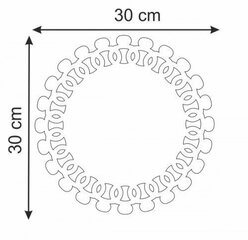 Dekoratiivne ümar peegel Lill 1 hind ja info | Peeglid | kaup24.ee