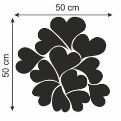 Dekoratiivne peegel Dekoratsioon südamest цена и информация | Зеркала | kaup24.ee