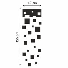 Декоративное зеркало Занавес Квадраты 1 цена и информация | Подвесные зеркала | kaup24.ee