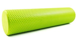 Массажный валик для йоги Sanro Foam roll 60*15 см, салатовый цена и информация | Товары для йоги | kaup24.ee