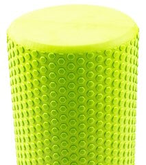 Массажный валик для йоги Sanro Foam roll 60*15 см, салатовый цена и информация | Товары для йоги | kaup24.ee