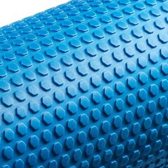 Массажный ролик для йоги SANRO Foam roll, 60*15 см, синий цена и информация | Товары для йоги | kaup24.ee