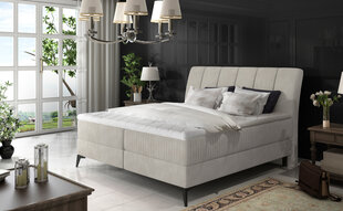 Кровать NORE Aderito, 140x200 см, светло-серый гобелен цена и информация | Кровати | kaup24.ee