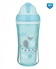 Spordipudel silikoonist kõrrega Canpol Babies Lemur 260ml, 74/051 hind ja info | Lutipudelid ja aksessuaarid | kaup24.ee