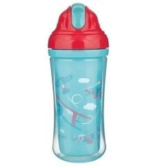 Spordipudel silikoonist kõrrega Canpol Babies Planes 260ml, 74/052 цена и информация | Бутылочки и аксессуары | kaup24.ee