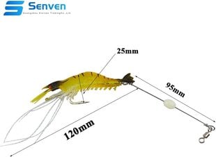 Рыболовная приманка Senven, 5 шт. цена и информация | Воблеры, приманки, блесны | kaup24.ee