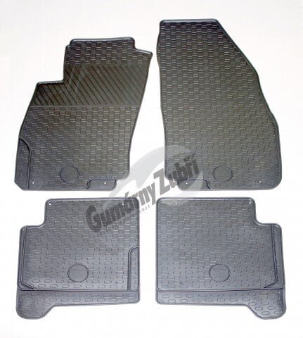 Matid FIAT Punto Evo 2009-2012 4 pcs. /214774 hind ja info | Kummimatid | kaup24.ee