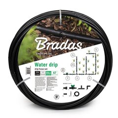 Tilkvooliku komplekt Bradas Water Drip 50m hind ja info | Kastekannud, voolikud, niisutus | kaup24.ee