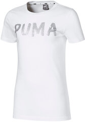 Särk tüdrukutele Puma Alpha Tee G, valge цена и информация | Рубашки для девочек | kaup24.ee