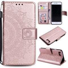 iPhone 7/8/SE (2020/2022) – Mandala rahakotiümbris – Rose Gold Rose Gold Rose Gold цена и информация | Рюкзаки, сумки, чехлы для компьютеров | kaup24.ee