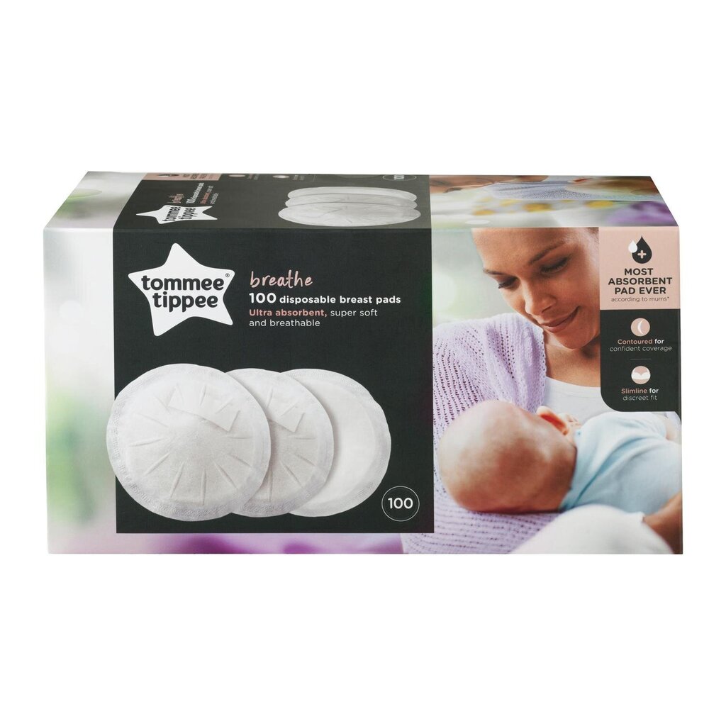 Rinnapadjad Tommee Tippee 100 tk, 43123910 цена и информация | Vahendid imetamiseks | kaup24.ee