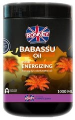 Elujõudu andev juuksemask Ronney Babassu Oil Professional 1000 ml цена и информация | Маски, масла, сыворотки | kaup24.ee