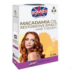 Масло макадамии для волос Ronney Hair Therapy 15 мл цена и информация | Маски, масла, сыворотки | kaup24.ee