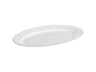 Ambition ovaalne taldrik Aura Silver, 30.5 cm цена и информация | Посуда, тарелки, обеденные сервизы | kaup24.ee