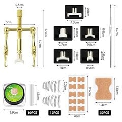 Sissekasvanud varbaküünte komplekt, varbaküünte ortopeediline plaaster, jalaproteeside ortoos цена и информация | Аксессуары для тренажеров | kaup24.ee