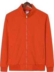 (4xL-oranž) Kohandatud logoga tõmblukuga jope Casaco Feminino Inverno meeste soe kampsun Thermal Coat Spordiriiete aluskrae vabaaja jakid hind ja info | Naiste mantlid | kaup24.ee