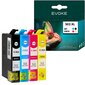 Epson 502 XL, 13 ml ja 770 lehekülge must, 12 ml ja 880 lk, 502XL, Expression XP-5100 XP-5150 XP-5155ga, 4 tk цена и информация | Tindiprinteri kassetid | kaup24.ee