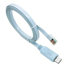 USB RJ45 konsoolikaabel 6 jalga Windows 8, 7, Vista, , Linux RS232 hind ja info | USB jagajad, adapterid | kaup24.ee