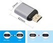 USB C-HDMI-adapter, 4K@60Hz USB-tüüpi C-tüüpi naissoost-HDMI-muundur, kodu ja kontori jaoks, Apple'i seadmeid ei toetata цена и информация | USB jagajad, adapterid | kaup24.ee