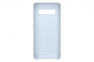 EF-PG975TWE Samsung Silicone Cover for G975 Galaxy S10 Plus White цена и информация | Чехлы для телефонов | kaup24.ee