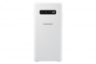 EF-PG975TWE Samsung Silicone Cover for G975 Galaxy S10 Plus White цена и информация | Чехлы для телефонов | kaup24.ee