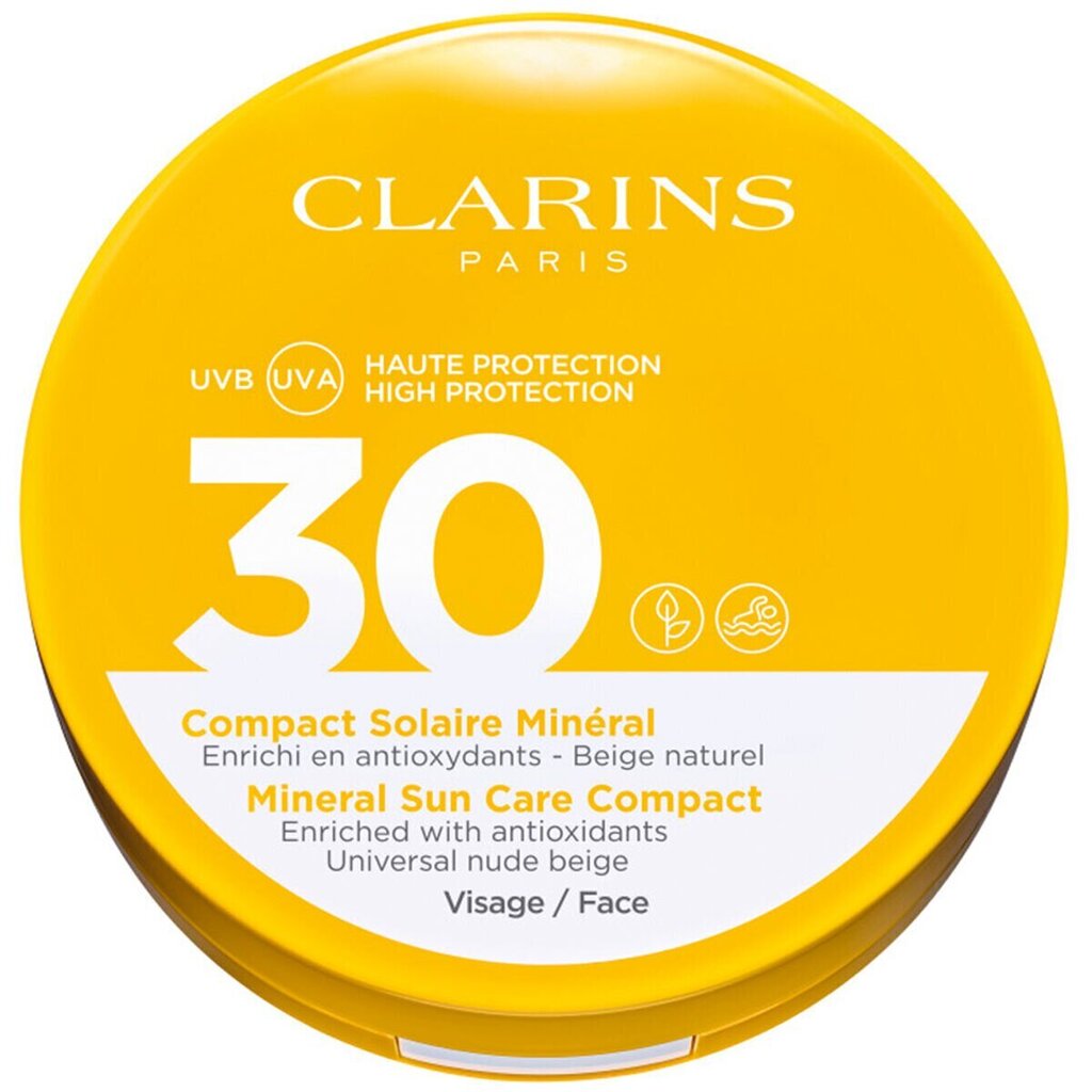 Näokreem päikesekaitsega Clarins Mineral SPF30 15 g цена и информация | Päikesekreemid | kaup24.ee