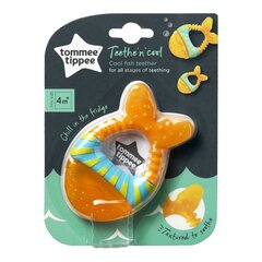 Заполненный водой грызунок Tommee Tippee Fish 4+ мес., 436472 цена и информация | Прорезыватели | kaup24.ee