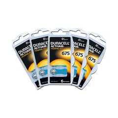 DURACELL ACTIVAIR elemendid kuuldeaparaatidele 675 PR44 30 tk. hind ja info | Patareid | kaup24.ee