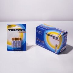 TIROSS ENERGY Leeliselemendid LR03, AAA, 40 tk (4tk x 10bl) цена и информация | Батарейки | kaup24.ee