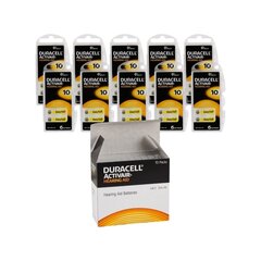 DURACELL ACTIVAIR elemendid kuuldeaparaatidele 10 PR70 60 tk. hind ja info | Patareid | kaup24.ee