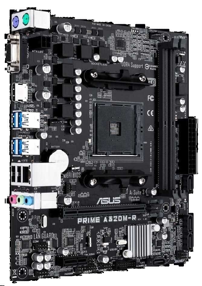 Asus Prime AMD A320 DDR4-SDRAM Micro ATX цена и информация | Emaplaadid | kaup24.ee