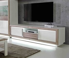 TV-laud Forte Canne CQNT131B-C141, valget/pruuni värvi цена и информация | Тумбы под телевизор | kaup24.ee