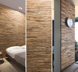 Панели для отделки стен - Wooden Wall Design - Brut цена и информация | Элементы декора для стен, потолка | kaup24.ee