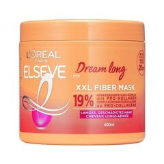 L´Oréal Paris taastav juuksemask Elseve Dream Long XXL Fiber (mask) 400 ml hind ja info | Juuksepalsamid | kaup24.ee