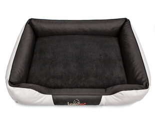 Лежак Cesar Exclusive R2, 84x65 см, белый / черный цена и информация | Лежаки, домики | kaup24.ee