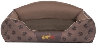 Лежак Hobbydog XXL, коричневый цена и информация | Лежаки, домики | kaup24.ee